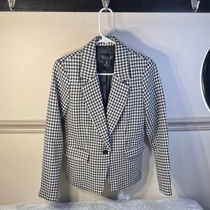 Rachel Zoe Houndstooth Blazer - Single Button - NWOT - Size 2